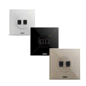 پریز تلفن دو سوکت هوشمند شیلد Adler مدل SHTEAD